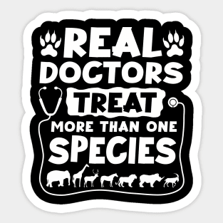 Cool Veterinarian Design For Men Women Veterinary Pet Doctor Sticker